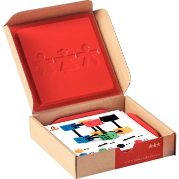 Boite de 24 fiches d'activités pour le jeu de construction 3D Connect 12381