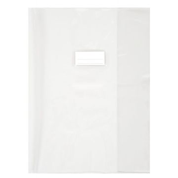 Paquet de 10 protège-cahiers 24x32 cm, PVC 21/100ème cristal incolore