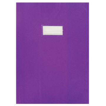 Paquet de 10 protèges-cahier épaisseur 21/100ème 21x29,7cm PVC coloris violet