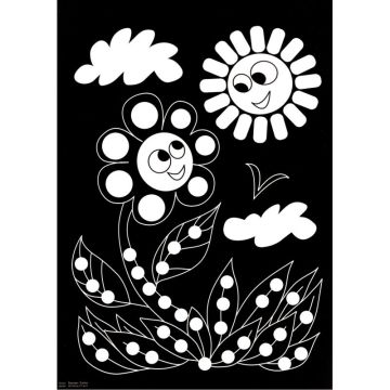 Pochette de 16 planches de gommettes de 5 motifs animaux différents