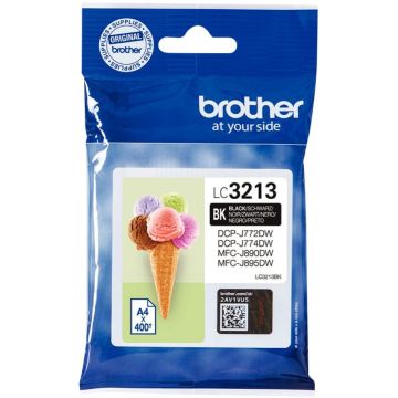 Brother GLACE cartouche jet d'encre noire haute capacité authentique (LC3213BK )