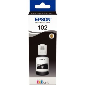 Epson 102 flacon d'encre noire authentique (T03R140)