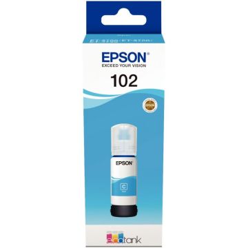 Epson 102 flacon d'encre cyan authentique (T03R240)