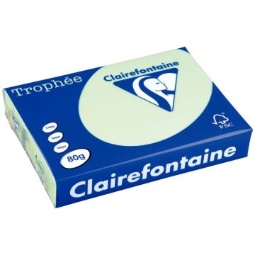 Ramette de 500 feuilles format A4 vert CLAIREFONTAINE