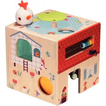 Cube d'activités la ferme en bois LILLIPUTIENS