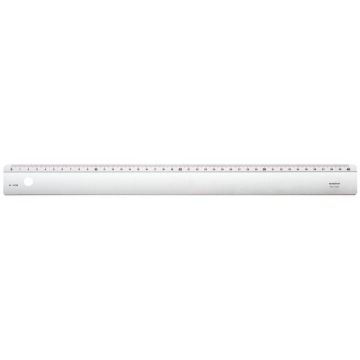 Règle 40cm 1 biseau tansparent