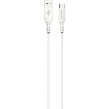 Cordon USB type A vers type C 1.2m blanc