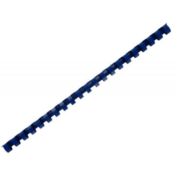 Boîte de 100 reliures plastiques couleur Ø 12mm bleu
