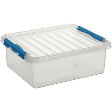 Boite de rangement QLINE 25L transparente