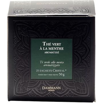 Boite de 25 sachets thé vert menthe DAMMANN