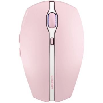 Souris Cherry Bluetooth sans fil avec fonction multi-appareils Gentix rose pastel