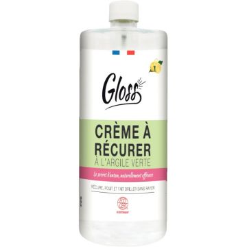 Flacon 500ml crème à récurer à l'argile verte