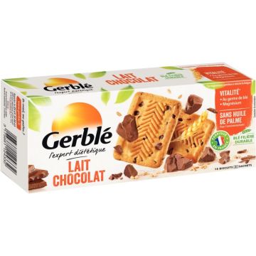 Paquet de 15 biscuits GERBLE chocolat 172g