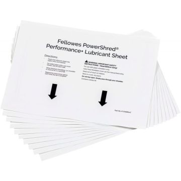 Paquet de 10 feuilles pré-lubrifiées pour destructeurs