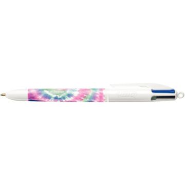 Stylo bille 4 couleurs Tie and Dye
