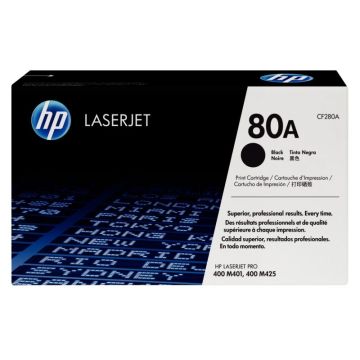 HP 80A toner noir authentique (CF280A)