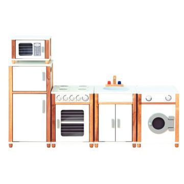 Cuisine équipée complète en bois