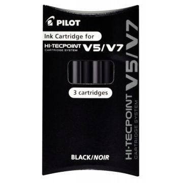 Etui de 3 recharges V5/V7 noire