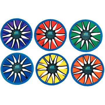 Frisbee twist diamètre 30cm coloris assortis