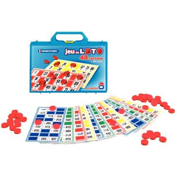 Malette jeu du loto avec 48 cartes