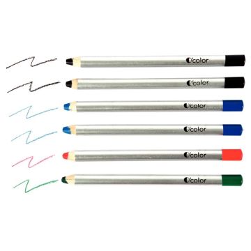 Boîte de 6 crayons gros module 8mm assortis