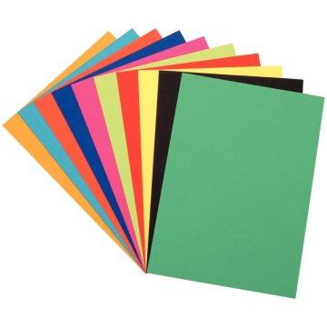 Paquet de 250 feuilles à dessin de couleurs 24x32cm 250g