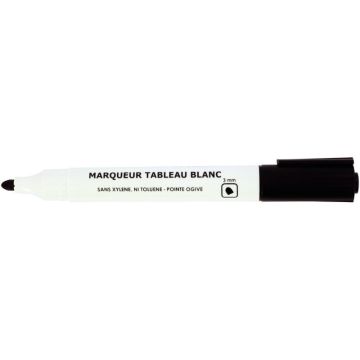 Marqueur tableau blanc Like pointe ogive noir