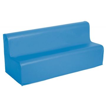 Canapé en PVC 110x40x45 bleu