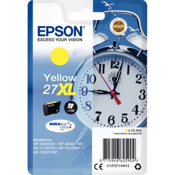 Epson RÉVEIL / 27XL cartouche jet d'encre jaune haute capacité authentique (T271440)