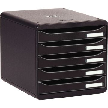 Module 5 tiroirs BIGBOX+ noir