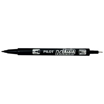 Marqueur permanent Twin Marker noir