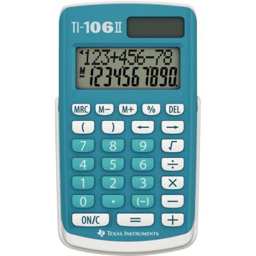 Machine à calculer de poche scolaire Texas TI-106II