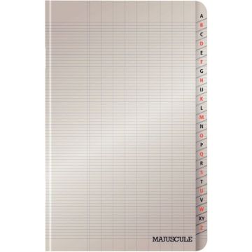 Répertoire piqué 96 pages, format 11x17 cm, seyès 90 g