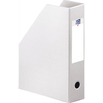 Porte-revues OXFORD en PVC dos 10cm blanc