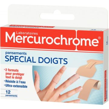 Boite de 12 pansemens spécial doigts