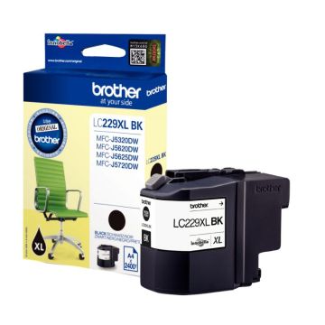 Brother CHAISE DE BUREAU cartouche jet d'encre noire très haute capacité authentique (LC229XLBK)