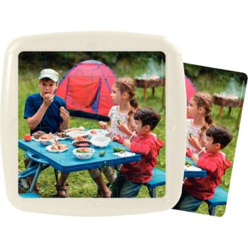 Lot de 4 puzzles à cadre 36 pièces, les activités