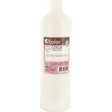 Flacon de 1 litre de colle vinylique blanche