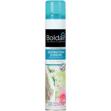 Aérosol 500ml destructeur d'odeurs fleurs boissées