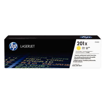 HP 201X toner jaune grande capacité authentique (CF402X)