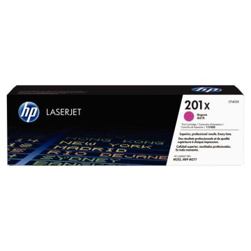 HP 201X toner magenta grande capacité authentique (CF403X)