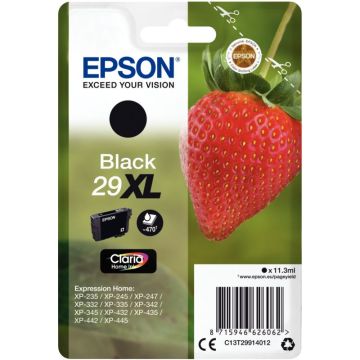 Epson FRAISE / 29XL cartouche jet d'encre noire haute capacité authentique (T299140)