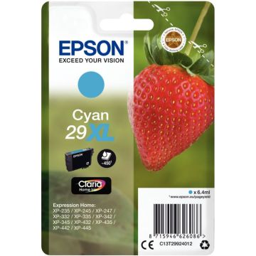 Epson FRAISE / 29XL cartouche jet d'encre cyan haute capacité authentique (T299240)