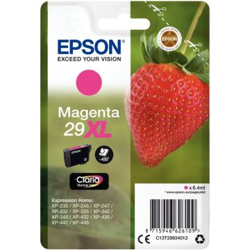 Epson FRAISE / 29XL cartouche jet d'encre magenta haute capacité authentique (T299340)