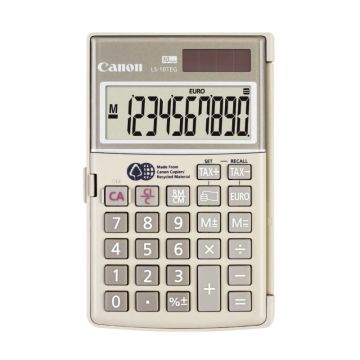 Machine à calculer de poche CANON écologique LS-10TEG