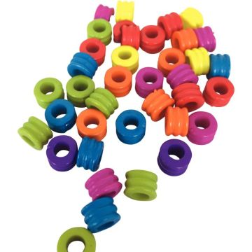 Sac d'environ 2000 perles cylindres assorties