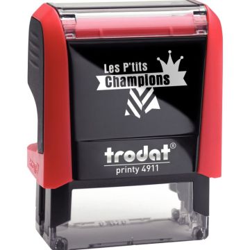 Tampon Les P'tits Champions, formule "Champion excellent"