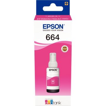 Epson 664 flacon d'encre magenta authentique (T664340)