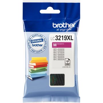 Brother LIVRE cartouche jet d'encre magenta haute capacité authentique (LC3219XLM)