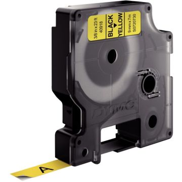 Recharge DYMO D1 9 mm x 7 m noir et jaune